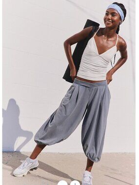 Free People - FP Movement - Hot Shot Sashay Pants - Summer Storm Blue - Sz L